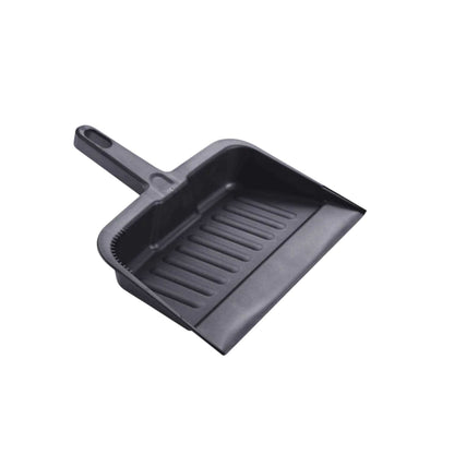 RW Clean Black Plastic Handheld Dustpan - 13" x 12" x 2 3/4" - 1 count box