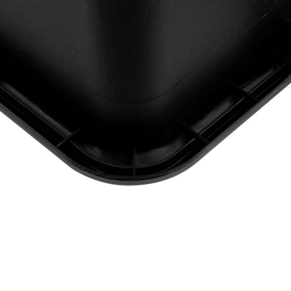 RW Clean Black Plastic Bus Tub - Easy Grip - 21 1/4" x 15 3/4" x 4 3/4" - 1 count box