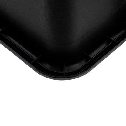RW Clean Black Plastic Bus Tub - Deep, Easy Grip - 22" x 15 3/4" x 7" - 1 count box