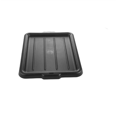 RW Clean Black Plastic Snap-On Lid - Fits Easy Grip Bus Tub - 23 1/4" x 17" x 1" - 1 count box