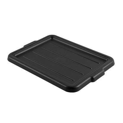 RW Clean Black Plastic Snap-On Lid - Fits Easy Grip Bus Tub - 23 1/4" x 17" x 1" - 1 count box