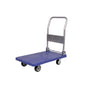 RW Clean Blue Plastic Small Folding Platform Cart - 660 lb Capacity - 31 1/2" x 21" x 32 3/4" - 1 count box