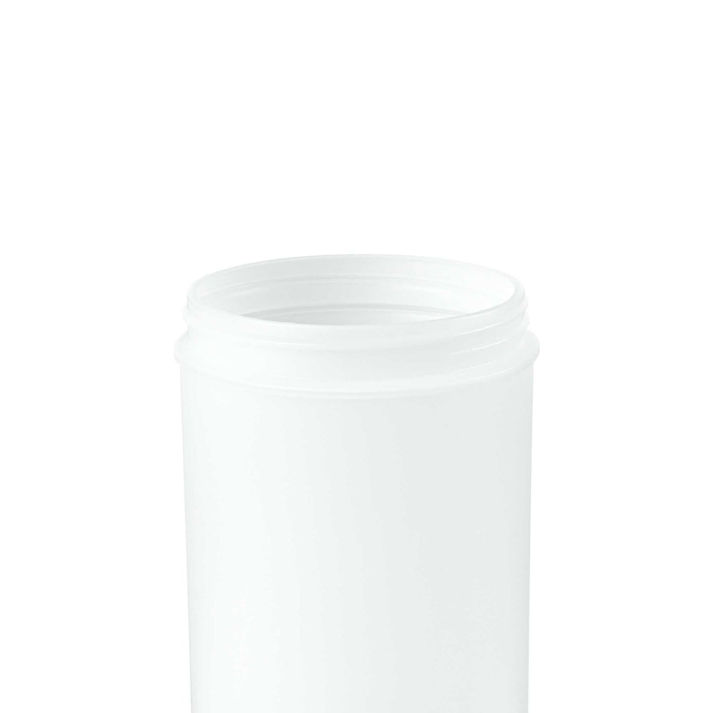 Bar Lux 1 qt Plastic Quick Pour Storage Container Bottle - with Brown Spout and Lid - 3 1/2" x 3 1/2" x 13" - 1 count box