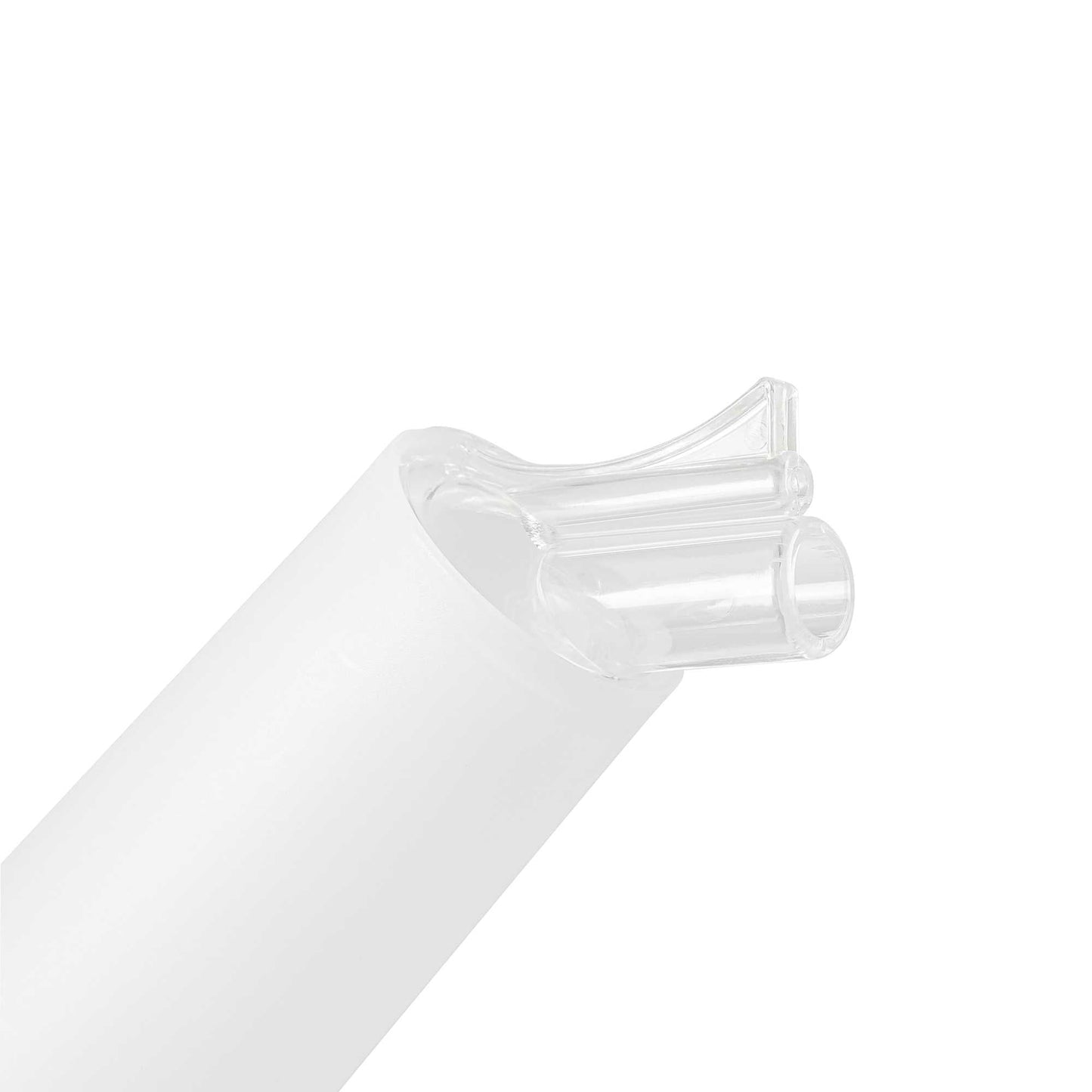 Bar Lux 1 qt Plastic Quick Pour Storage Container Bottle - with Clear Spout and Lid - 3 1/2" x 3 1/2" x 13" - 1 count box