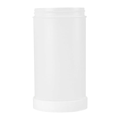 Bar Lux 1 qt Plastic Quick Pour Storage Container Bottle - with Clear Spout and Lid - 3 1/2" x 3 1/2" x 13" - 1 count box
