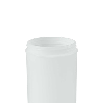 Bar Lux 1 qt Plastic Quick Pour Storage Container Bottle - with Red Spout and Lid - 3 1/2" x 3 1/2" x 13" - 1 count box