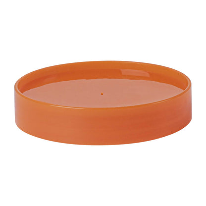 Bar Lux 1 qt Plastic Quick Pour Storage Container Bottle - with Orange Spout and Lid - 3 1/2" x 3 1/2" x 13" - 1 count box