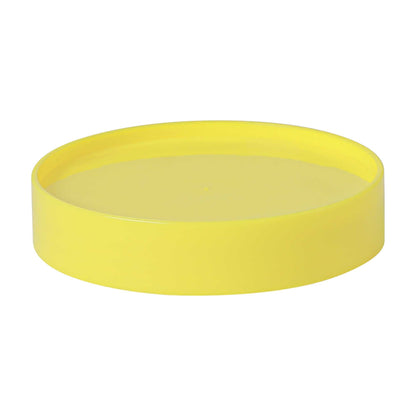 Bar Lux 1 qt Plastic Quick Pour Storage Container Bottle - with Yellow Spout and Lid - 3 1/2" x 3 1/2" x 13" - 1 count box
