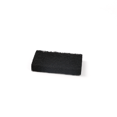 RW Clean Black Heavy-Duty Scouring Pad - Multi-Purpose - 6" x 3 1/2" x 1" - 10 count box