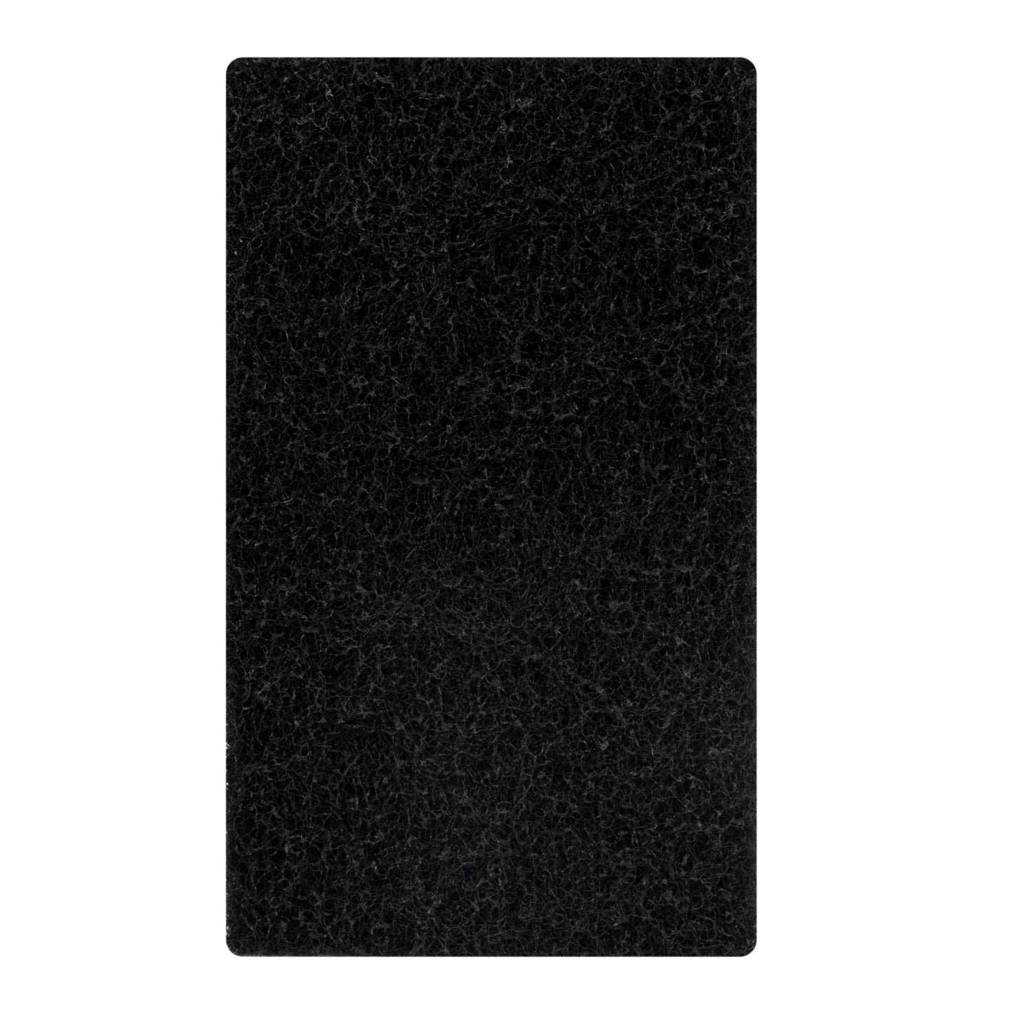 RW Clean Black Heavy-Duty Scouring Pad - Multi-Purpose - 6" x 3 1/2" x 1" - 10 count box