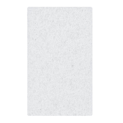 RW Clean White Scouring Pad - Multi-Purpose, Light Duty - 6" x 3 1/2" x 1" - 10 count box