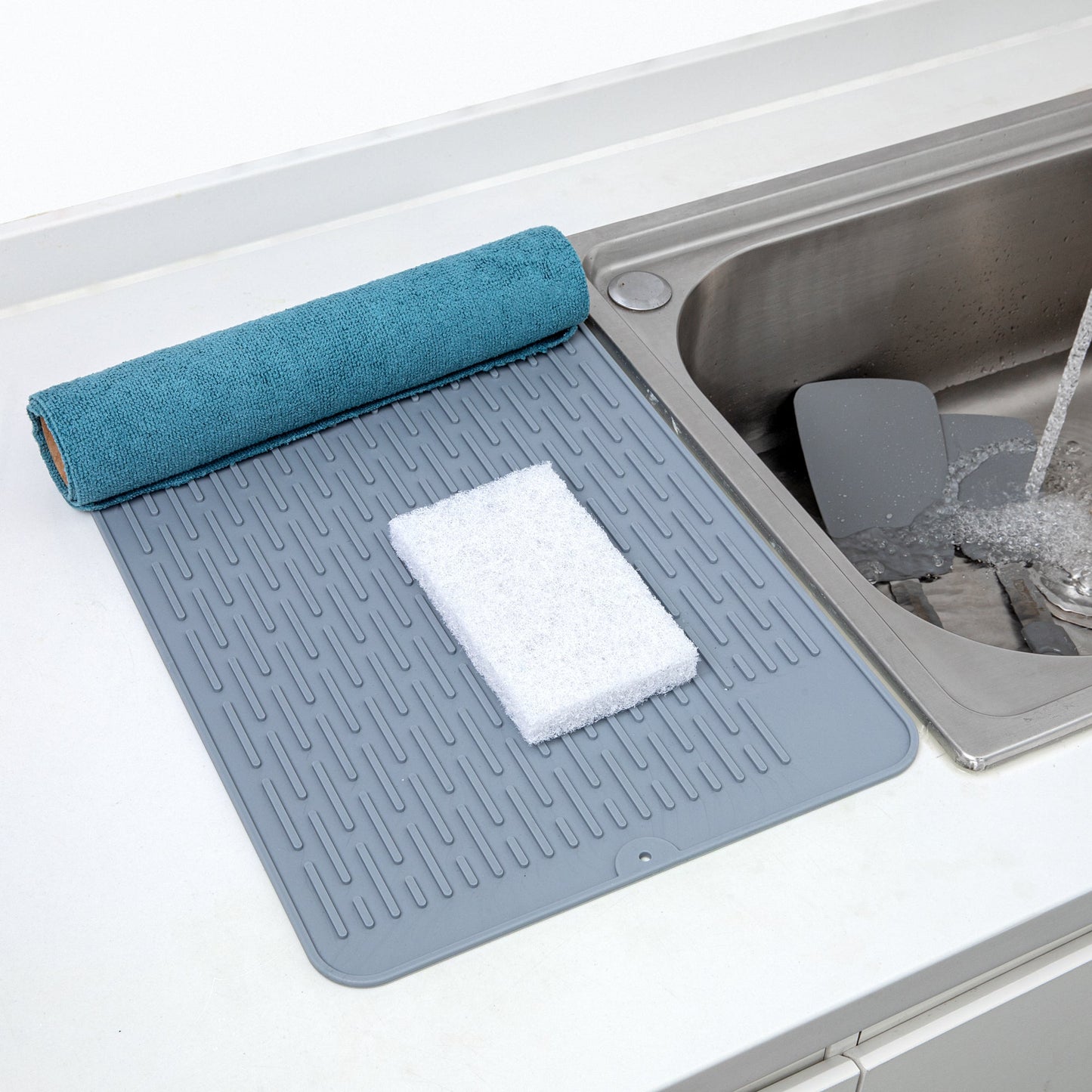 RW Clean White Scouring Pad - Multi-Purpose, Light Duty - 6" x 3 1/2" x 1" - 10 count box