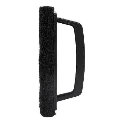 RW Clean Black Heavy-Duty Scouring Pad - Multi-Purpose, with Handle - 6" x 5 1/2" x 3" - 1 count box