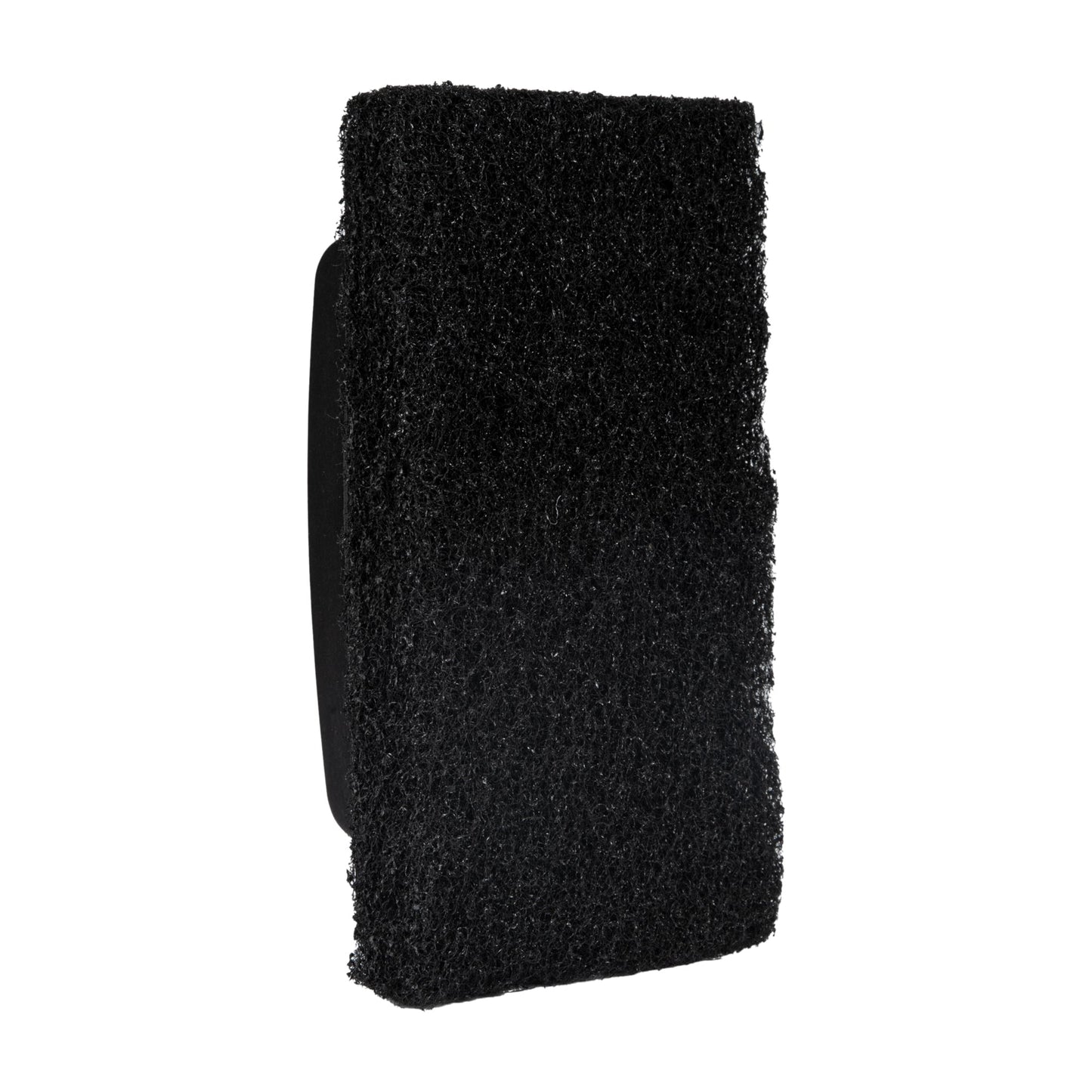 RW Clean Black Heavy-Duty Scouring Pad - Multi-Purpose, with Handle - 6" x 5 1/2" x 3" - 1 count box