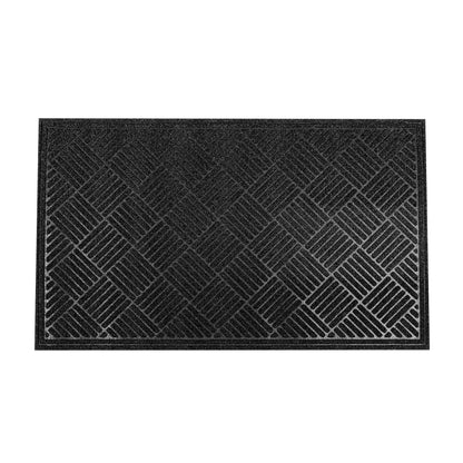 Comfy Feet Black Heavy-Duty Outdoor Floor Mat - Diamond - 60" x 36" - 1 count box