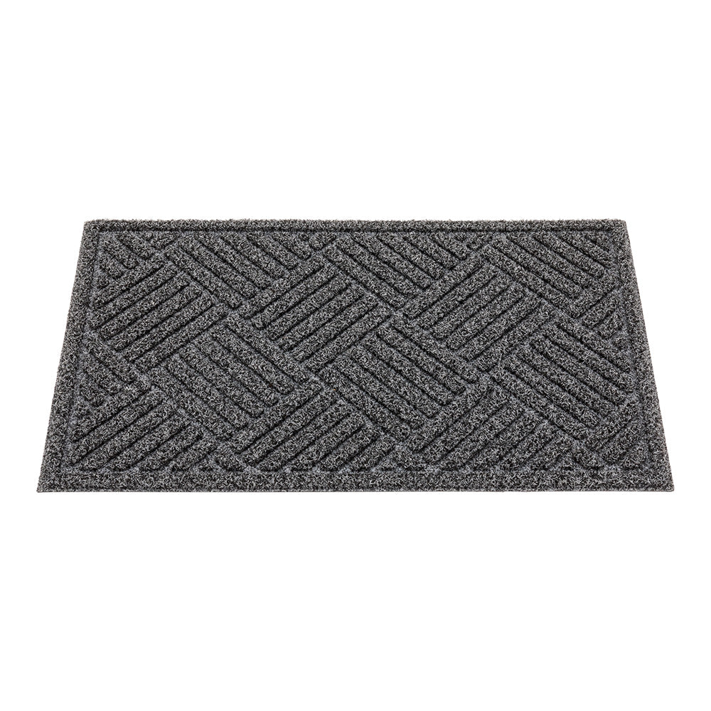 Comfy Feet Gray Heavy-Duty Outdoor Floor Mat - Diamond - 60" x 36" - 1 count box