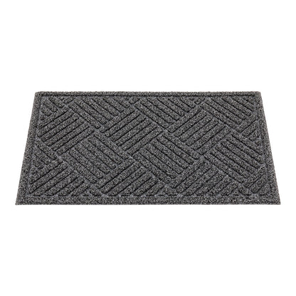 Comfy Feet Gray Heavy-Duty Outdoor Floor Mat - Diamond - 60" x 36" - 1 count box