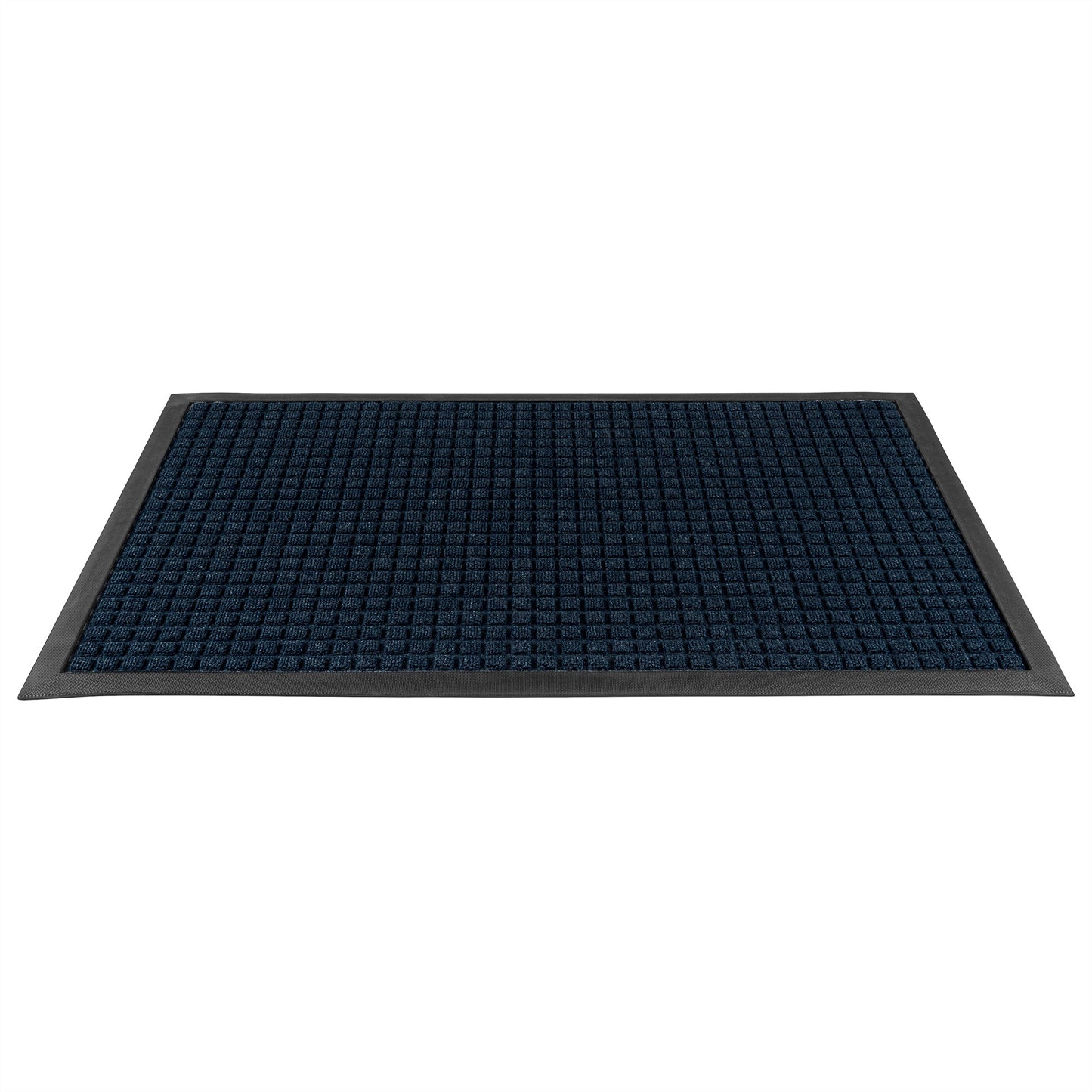 Comfy Feet Blue Heavy-Duty Carpet Floor Mat - Waffle - 36" x 24" - 1 count box