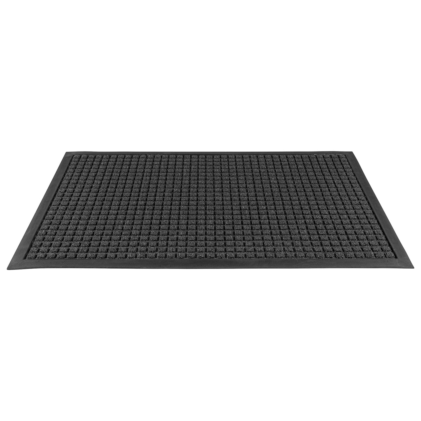 Comfy Feet Dark Gray Heavy-Duty Carpet Floor Mat - Waffle - 36" x 24" - 1 count box