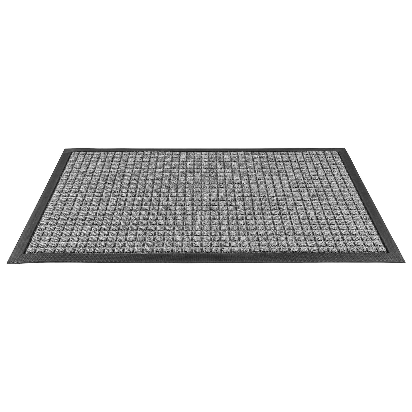 Comfy Feet Gray Heavy-Duty Carpet Floor Mat - Waffle - 36" x 24" - 1 count box