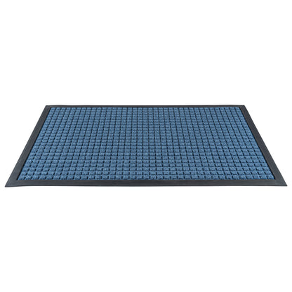 Comfy Feet Light Blue Heavy-Duty Carpet Floor Mat - Waffle - 36" x 24" - 1 count box
