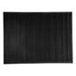 Comfy Feet Black Rubber Floor Mat - Non-Slip - 48" x 36" - 1 count box