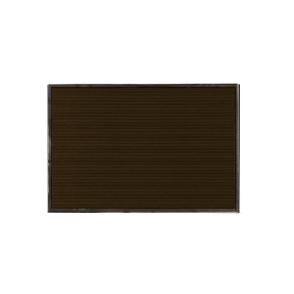 Comfy Feet Brown Carpet Floor Mat - Ribbed - 36" x 24" - 1 count box
