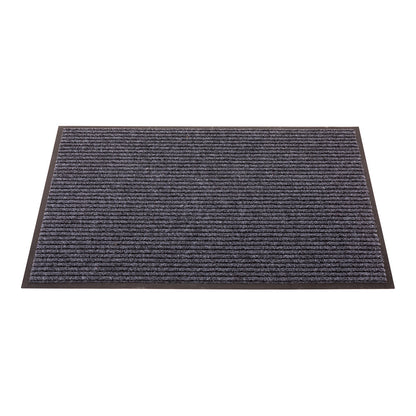 Comfy Feet Gray Carpet Floor Mat - Ribbed - 36" x 24" - 1 count box