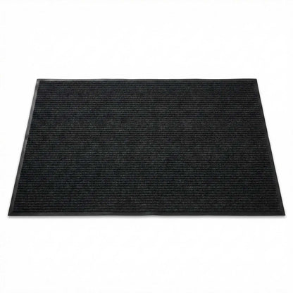 Comfy Feet Black Carpet Floor Mat - Ribbed - 60" x 36" - 1 count box