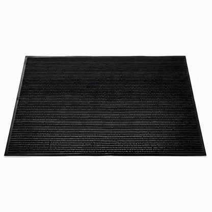 Comfy Feet Black Carpet Floor Mat - Ribbed - 60" x 36" - 1 count box