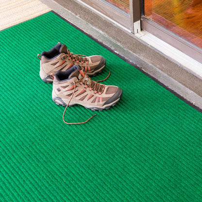 Comfy Feet Green Carpet Floor Mat - Ribbed - 60" x 36" - 1 count box