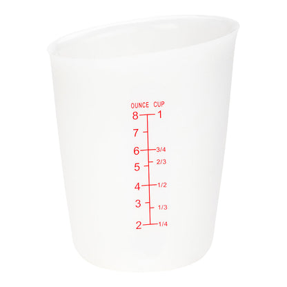 Chef 101 1-cup Silicone Measuring Cup - Flexible - 3 1/2" x 2 1/2" x 4 1/2" - 1 count box