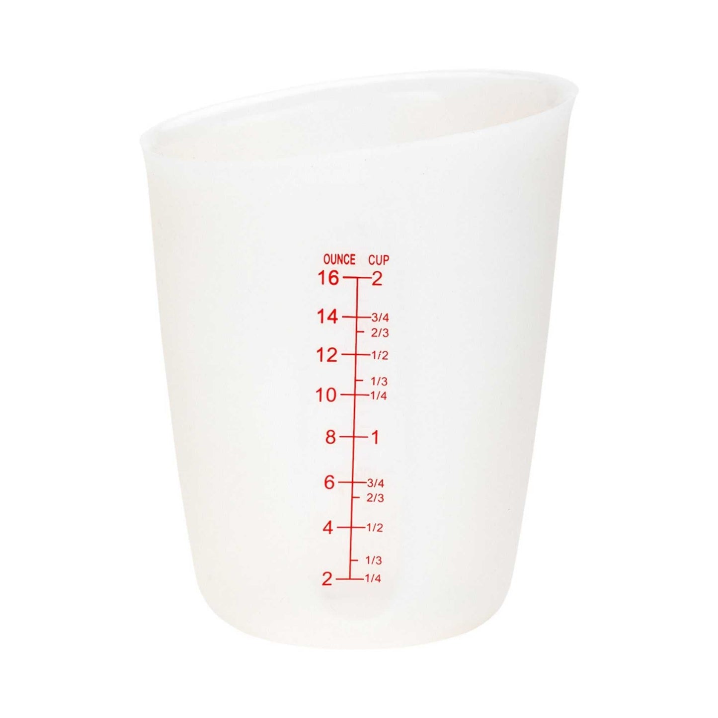 Chef 101 2-cup Silicone Measuring Cup - Flexible - 4 1/2" x 3" x 5 3/4" - 1 count box