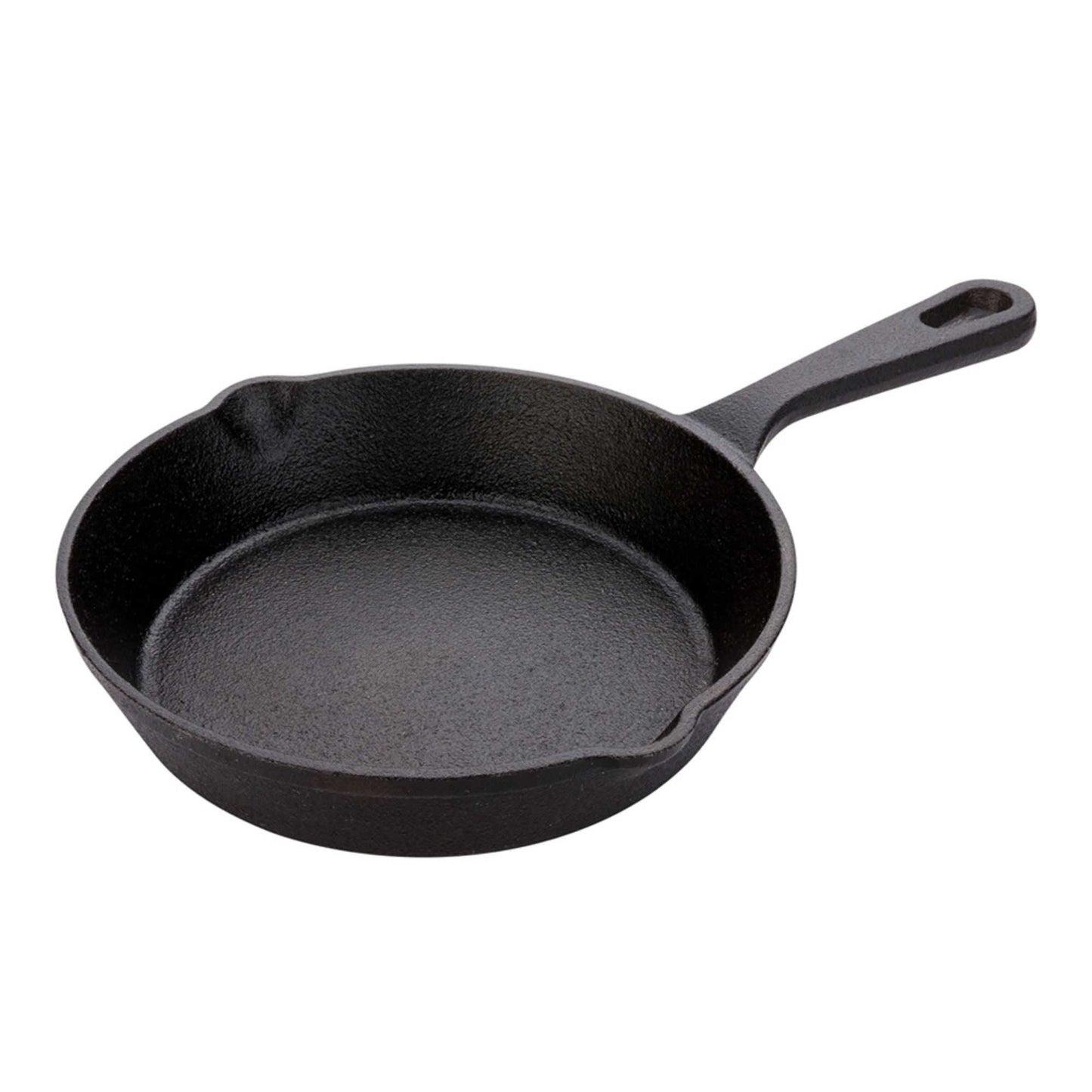 Met Lux Round Black Cast Iron 6" Fry Pan - Pre-seasoned - 1 count box