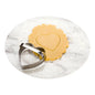 Pastry Tek Metal Heart Cookie Cutter with Handle 3.7 inch 1 count box