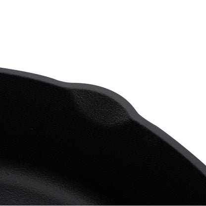 Met Lux Round Black Cast Iron 8" Fry Pan - Pre-seasoned - 1 count box