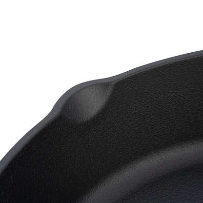 Met Lux Round Black Cast Iron 8" Fry Pan - Pre-seasoned - 1 count box
