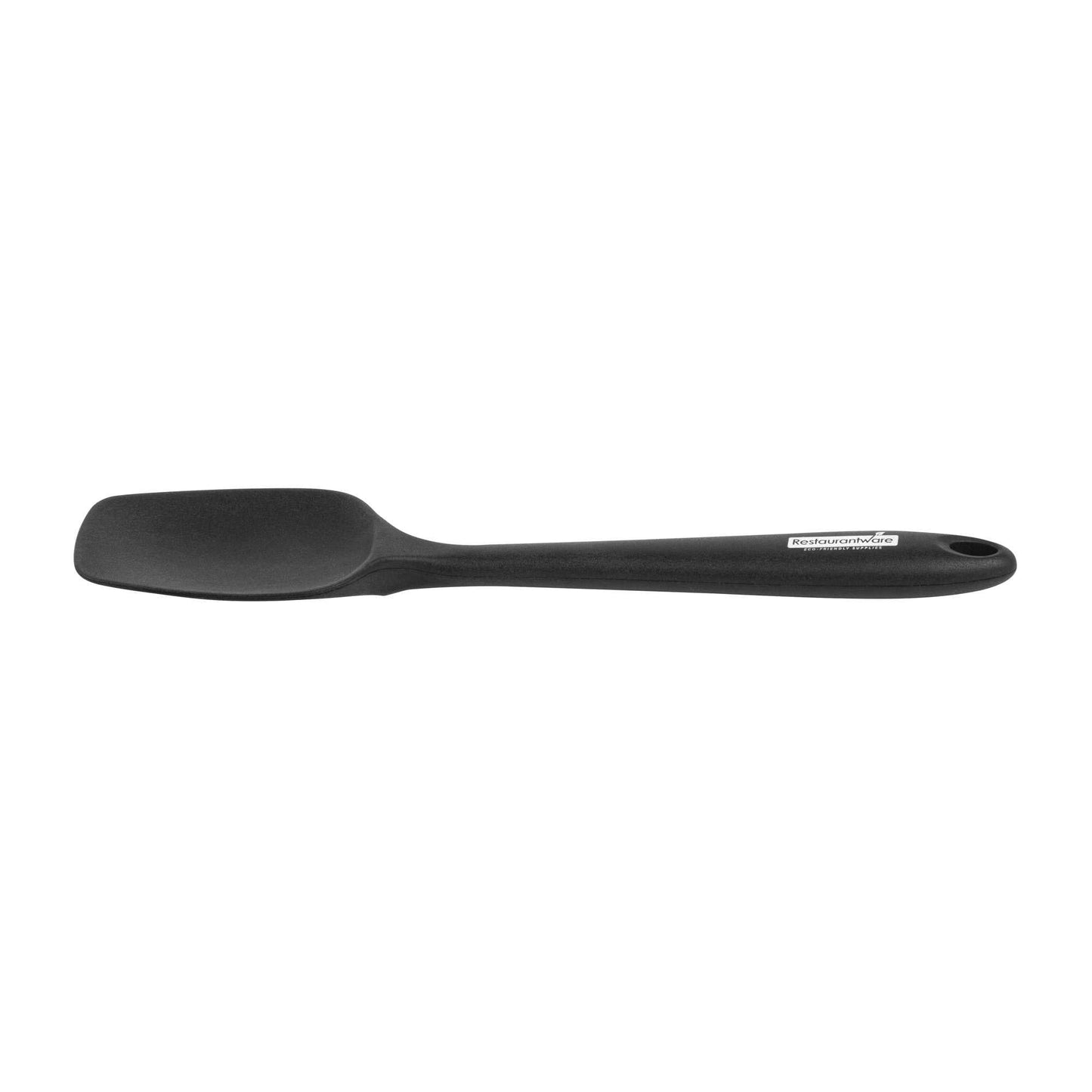Pastry tek Black Silicone Spatula - Spoon-Shaped - 10 1/2" - 1 count box