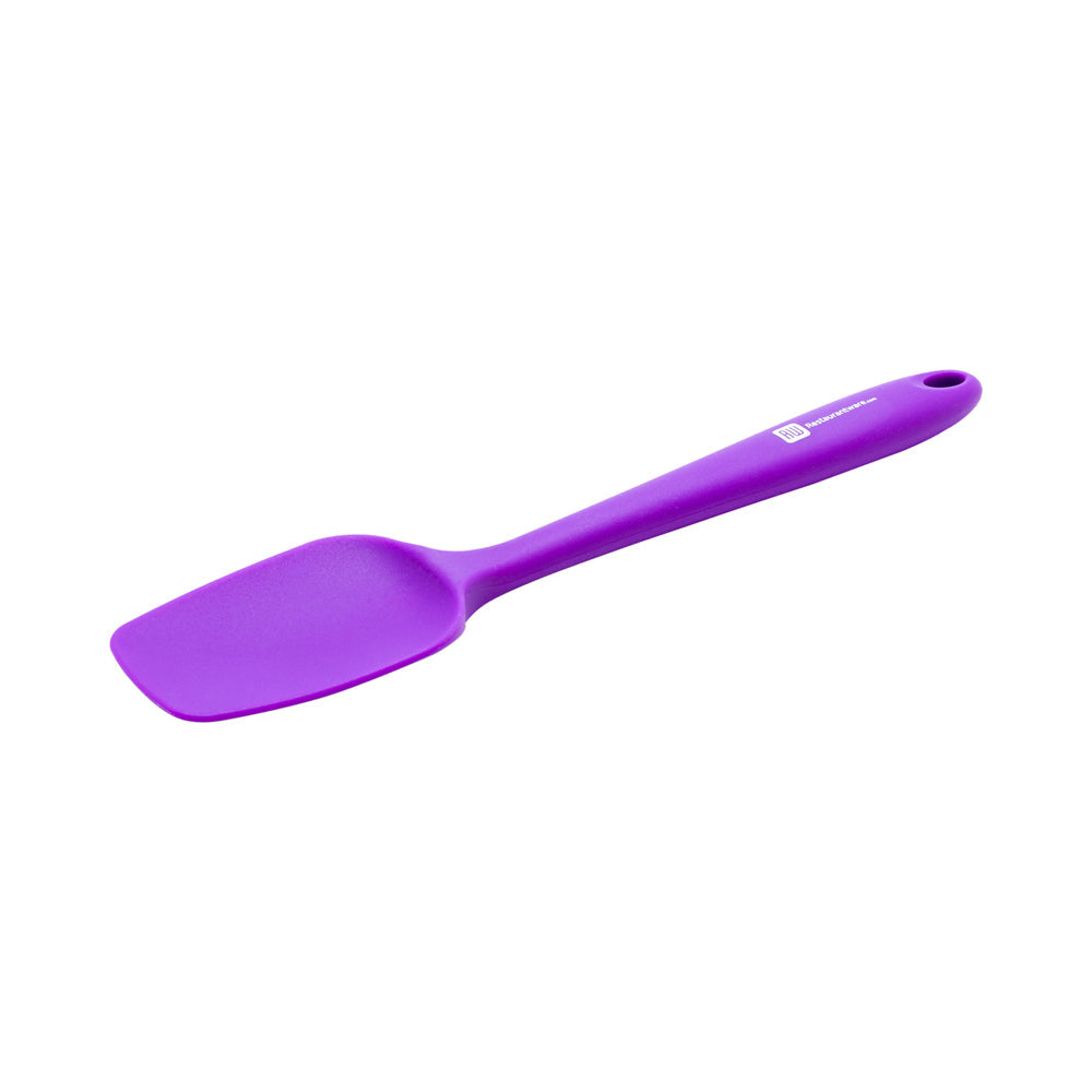Pastry tek Purple Silicone Spatula - Spoon-Shaped - 10 1/2" - 1 count box