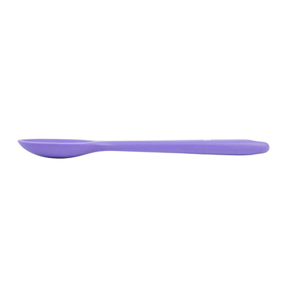 Pastry tek Purple Silicone Mixing Spoon - 10 1/2" x 2 1/4" x 3/4" - 1 count box