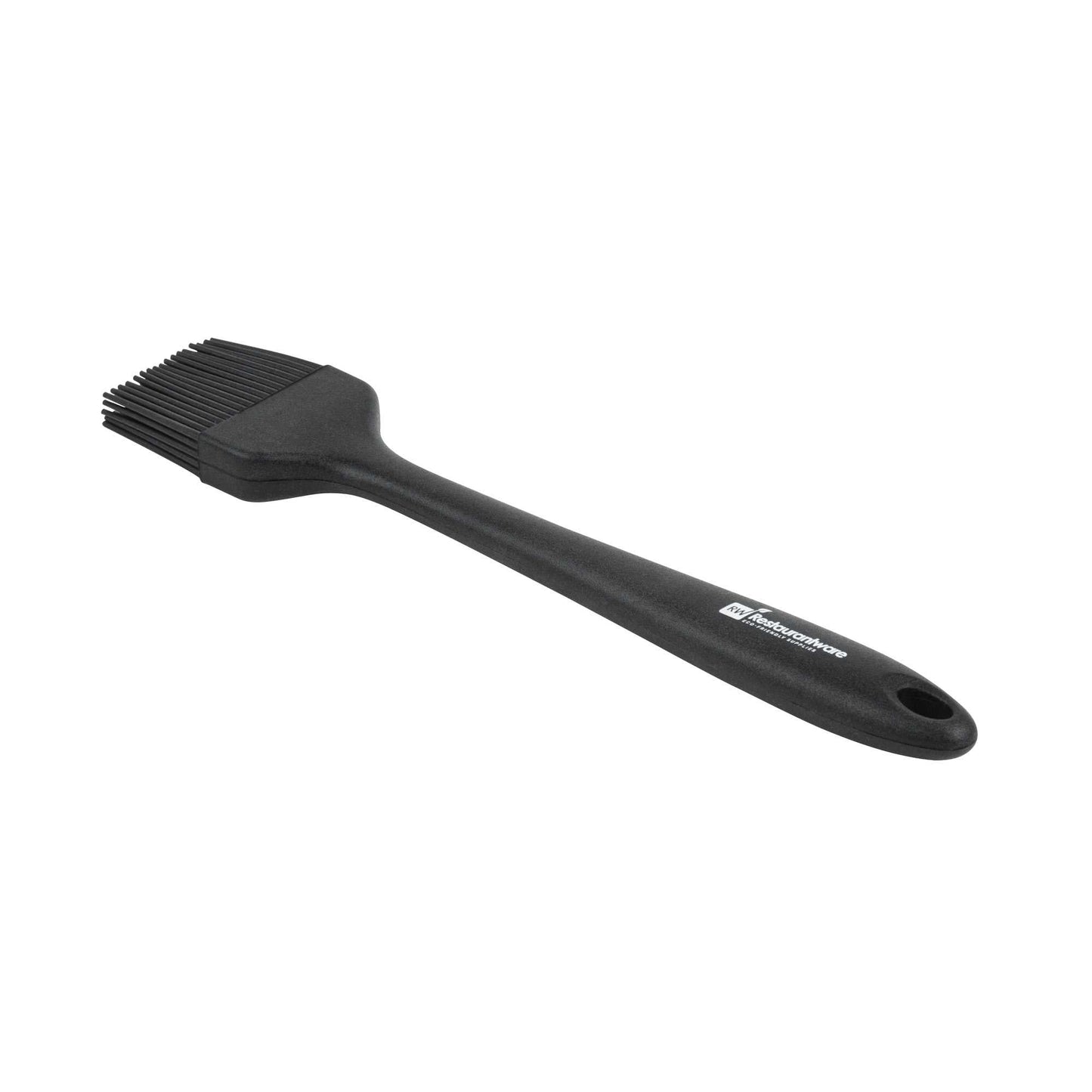 Chef 101 Black Silicone Pastry and Basting Brush - 10 1/4" x 1 3/4" x 3/4" - 1 count box