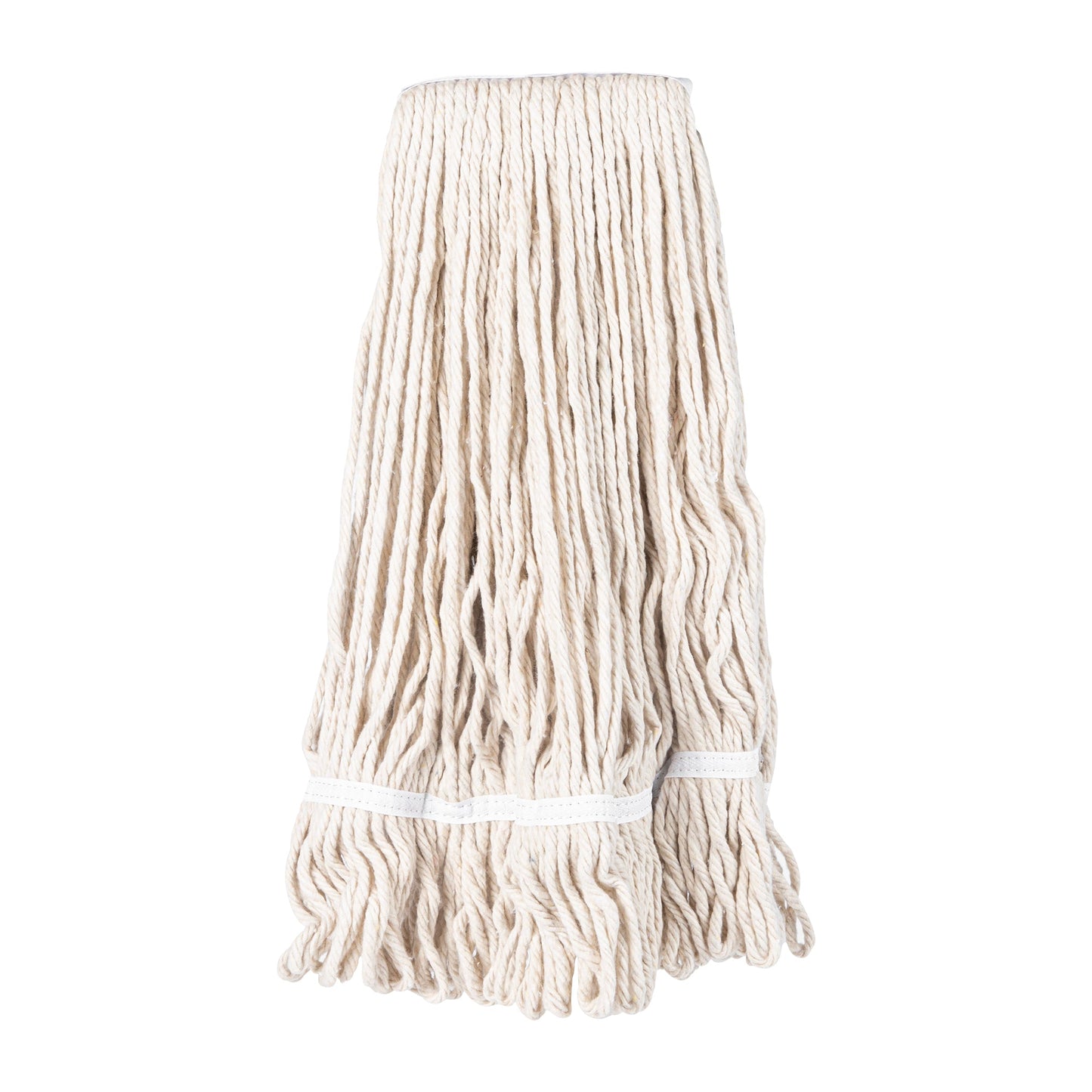 RW Clean 24 oz White Poly-Cotton Blend Wet Mop Head - Loop End - 1 count box
