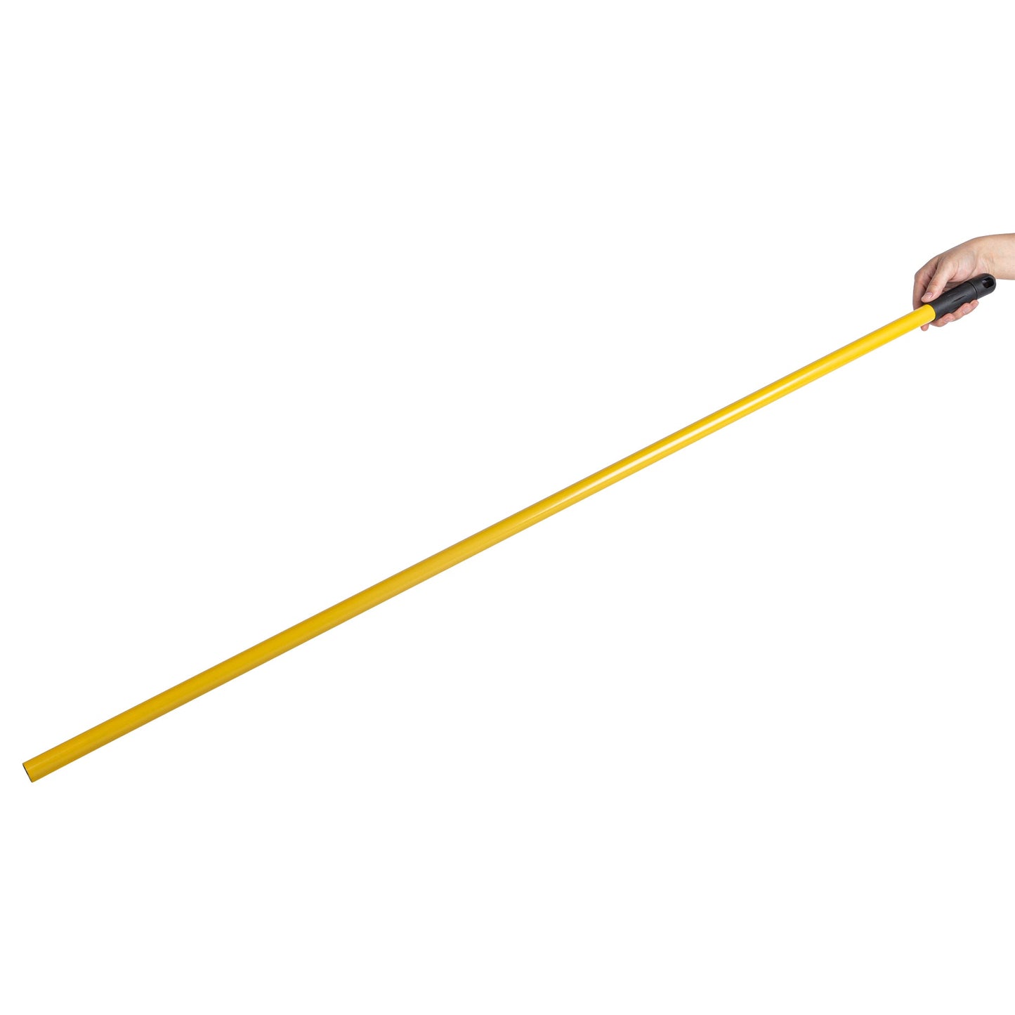 RW Clean Yellow Iron Handle for Floor Squeegee - 54 1/4" x 1 1/4" x 1 1/4" - 1 count box
