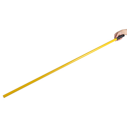 RW Clean Yellow Iron Handle for Floor Squeegee - 54 1/4" x 1 1/4" x 1 1/4" - 1 count box