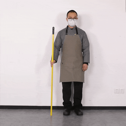RW Clean Yellow Iron Handle for Floor Squeegee - 54 1/4" x 1 1/4" x 1 1/4" - 1 count box