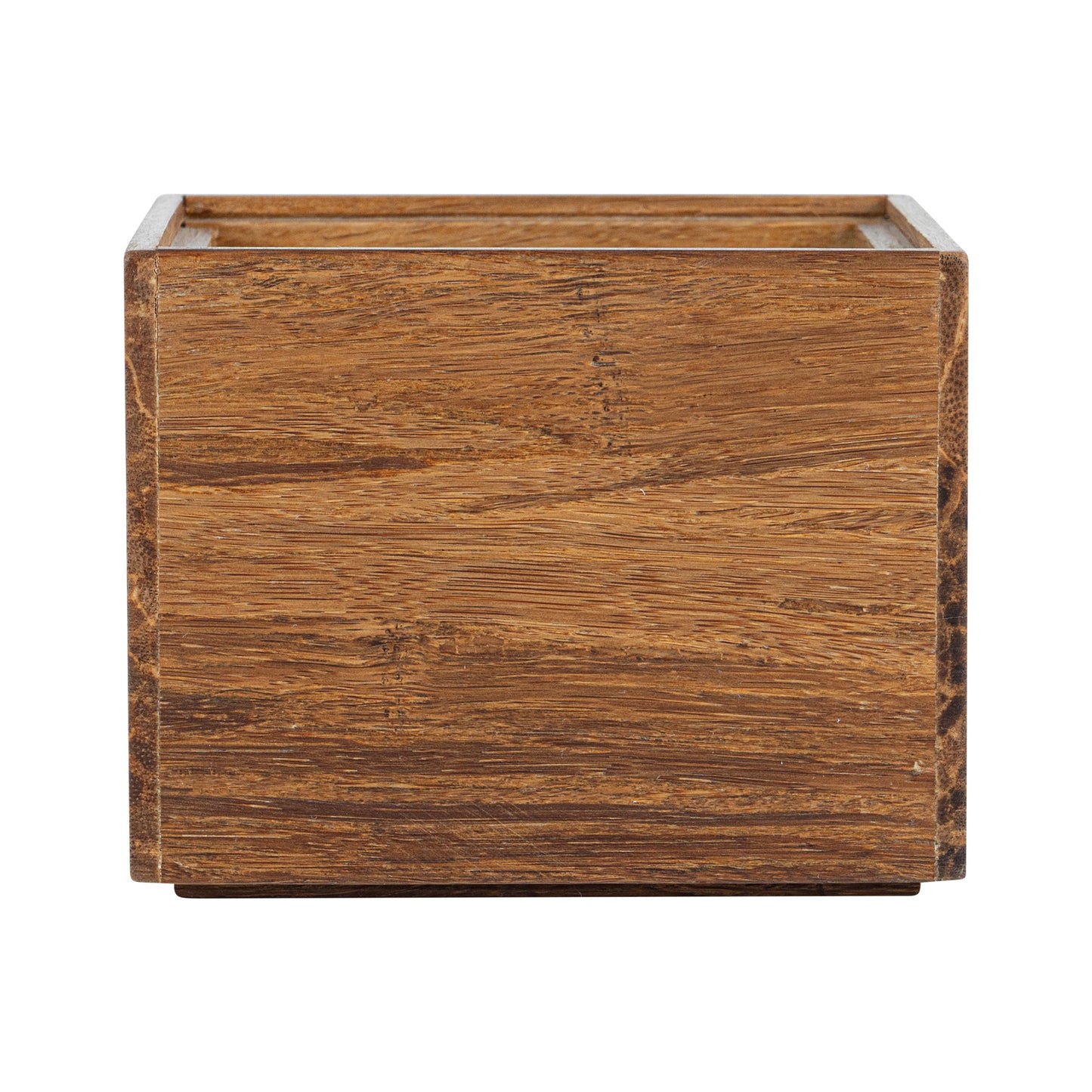 Eco Display Natural Bamboo Condiment Rack Box - 4" x 4" x 3 1/4" - 1 count box