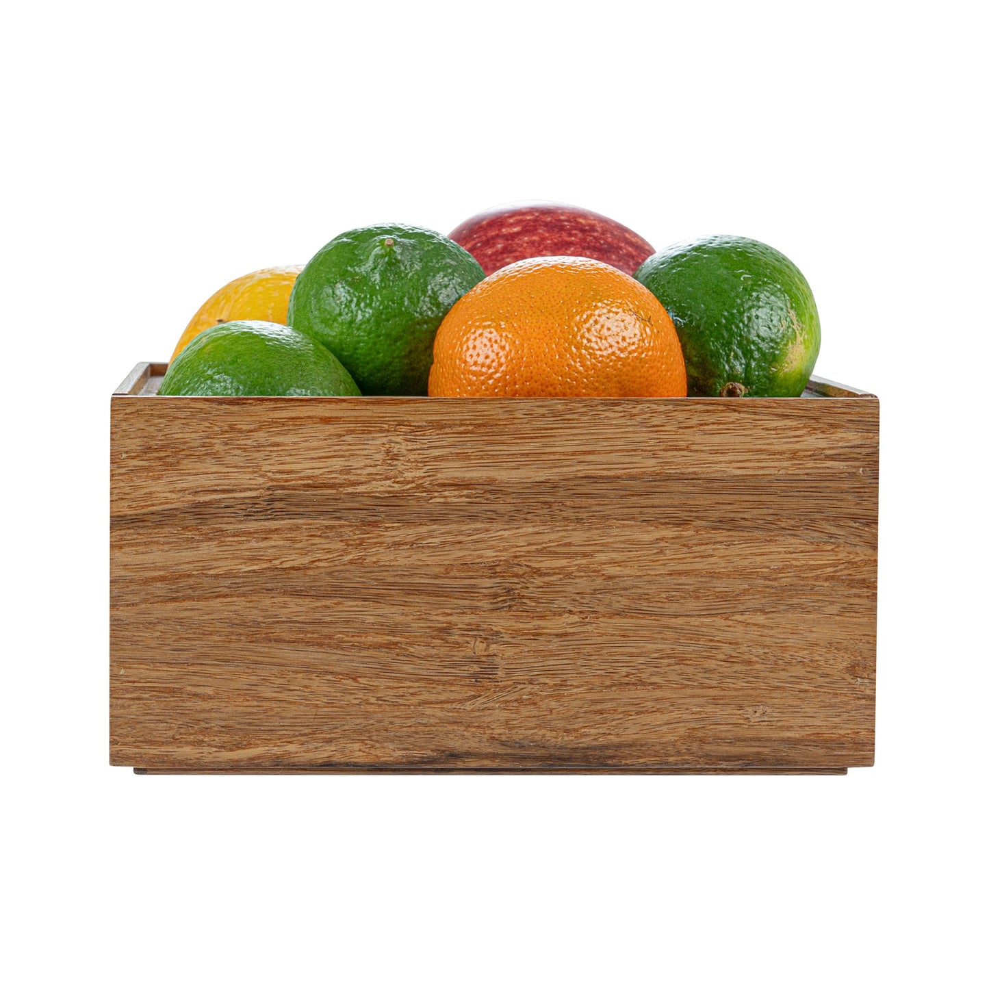 Eco Display Natural Bamboo Condiment Rack Deep Box - 6 1/2" x 6 1/2" x 3 1/4" - 1 count box