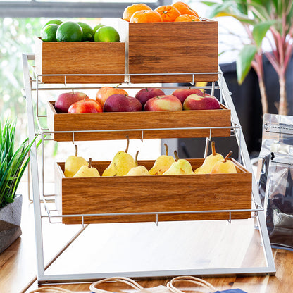Eco Display Iron Condiment Rack Frame - 25 1/4" x 10 1/2" x 13 1/4" - 1 count box