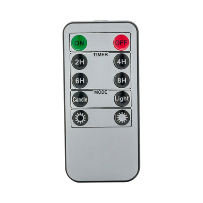 Fire Tek White Plastic Remote Control - For Flameless Pillar Candle - 3 1/2" x 1 1/4" - 1 count box