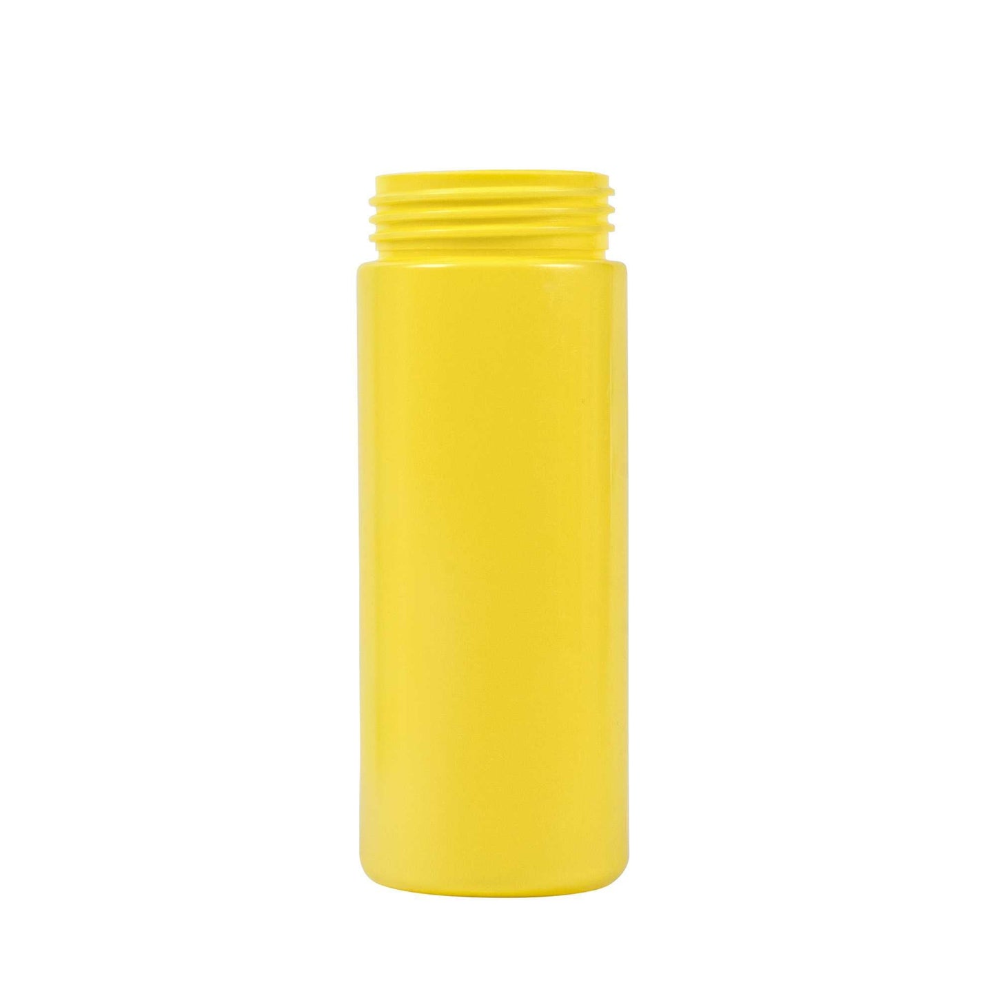 Sauce Tek 12 oz Yellow Plastic Mustard Squeeze Bottle - with Triple Dispersion Tip - 6 count box